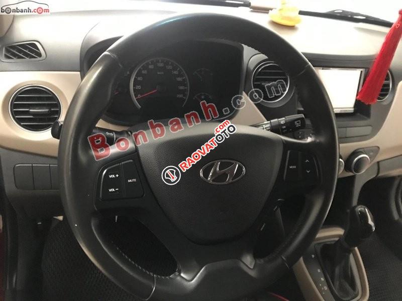 Bán Hyundai Grand i10 1.0 AT sản xuất năm 2017, màu đỏ, giá chỉ 325 triệu-4