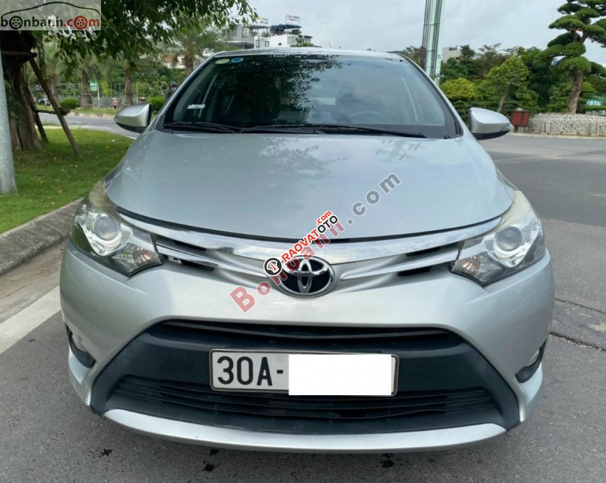 Cần bán Toyota Vios 1.5G năm 2014, màu bạc  -0