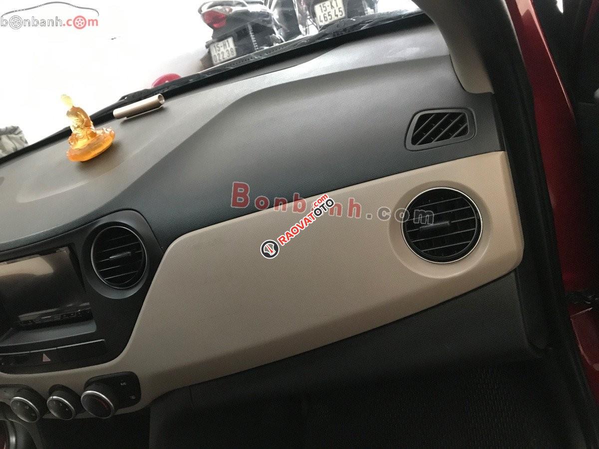 Bán Hyundai Grand i10 1.0 AT sản xuất năm 2017, màu đỏ, giá chỉ 325 triệu-8