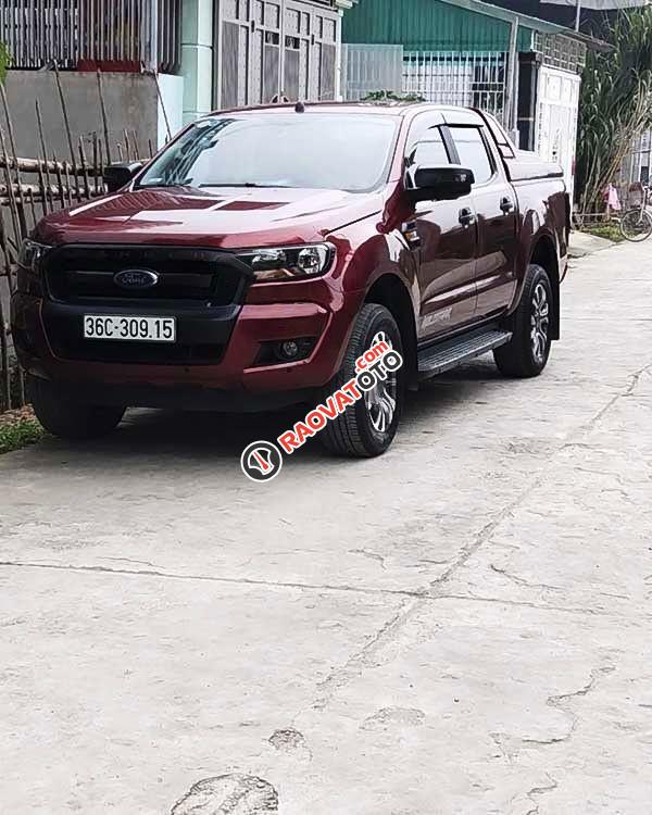 Cần bán Ford Ranger XLS 2.2L 4x2 AT đời 2017, màu đỏ, xe nhập  -0