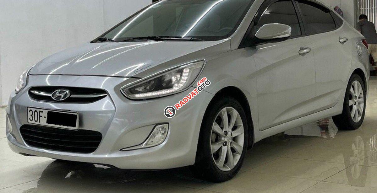 Bán Hyundai Accent 1.4 MT đời 2015, màu bạc, nhập khẩu Hàn Quốc giá cạnh tranh-0