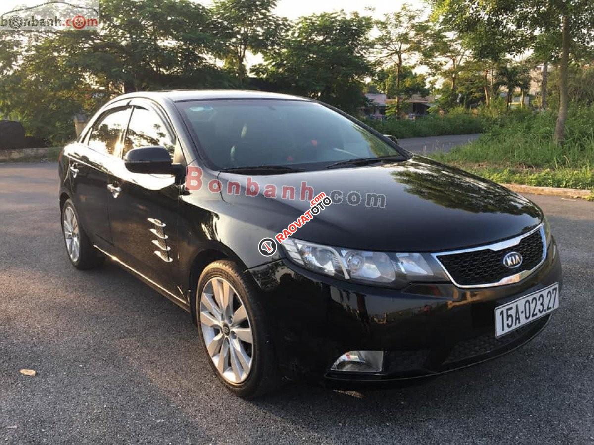 Cần bán lại xe Kia Forte SX 1.6 AT đời 2011, màu đen  -3