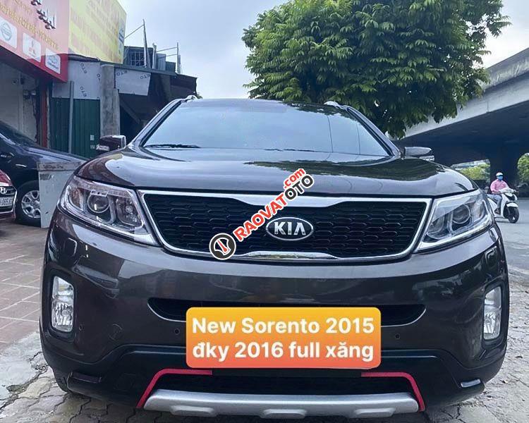 Cần bán xe Kia Sorento GATH sản xuất 2015, màu nâu-0