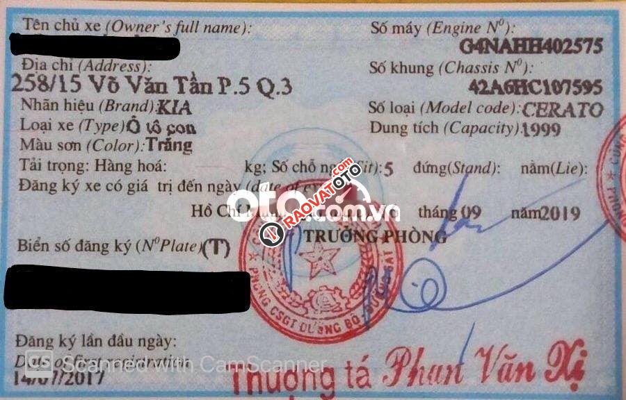 Cần bán xe Kia Cerato 2.0 AT sản xuất năm 2017 còn mới, 520tr-1