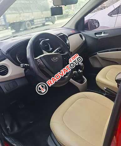 Bán Hyundai Grand i10 1.0 MT sản xuất năm 2017, màu đỏ, xe nhập, giá 260tr-4