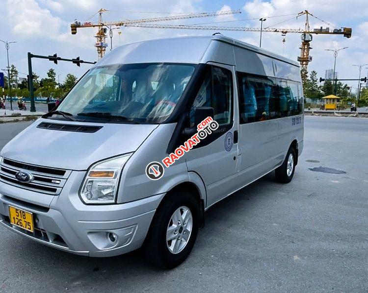 Bán Ford Transit Luxury sản xuất 2013, màu bạc, 280 triệu-2