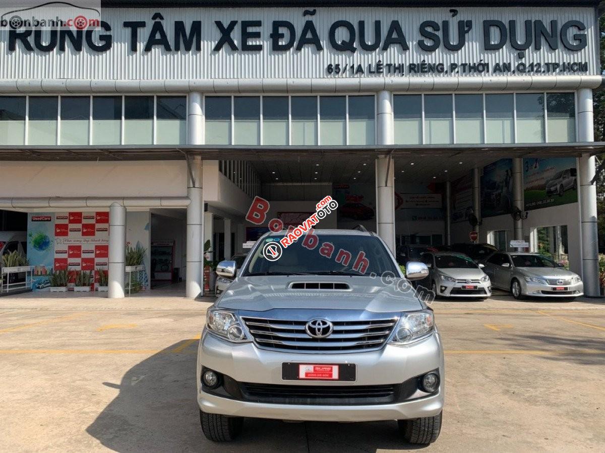 Cần bán lại xe Toyota Fortuner 2.5G năm 2014, màu bạc số sàn-7