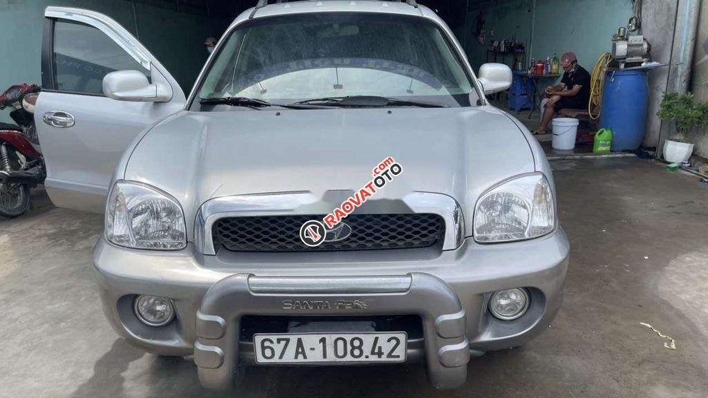 Bán Hyundai Santa Fe Gold đời 2004, màu bạc, xe nhập số tự động-6