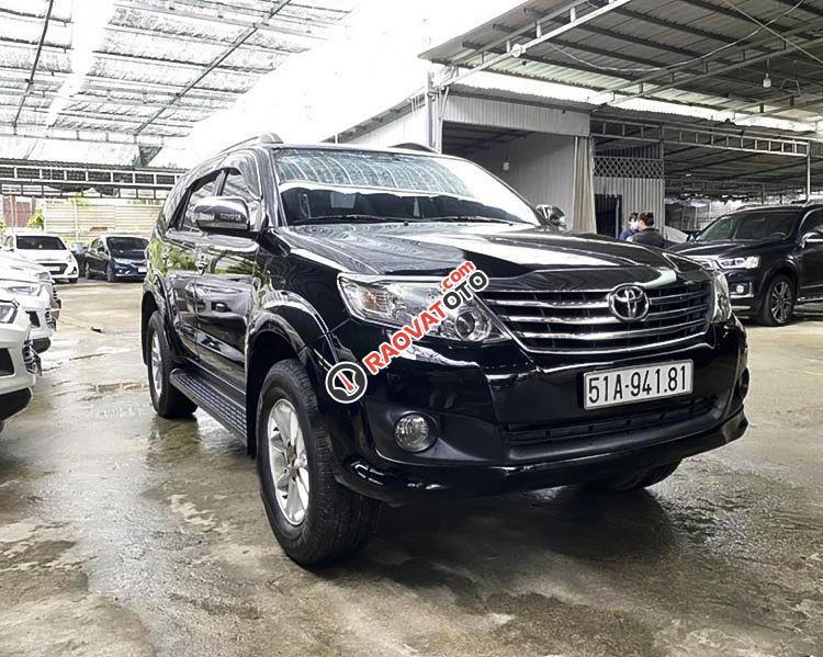 Bán ô tô Toyota Fortuner 2.7V 4x2 AT sản xuất năm 2014, màu đen-1