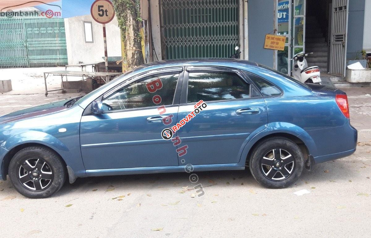 Xe Daewoo Lacetti Ex đời 2009, màu xanh lam  -4