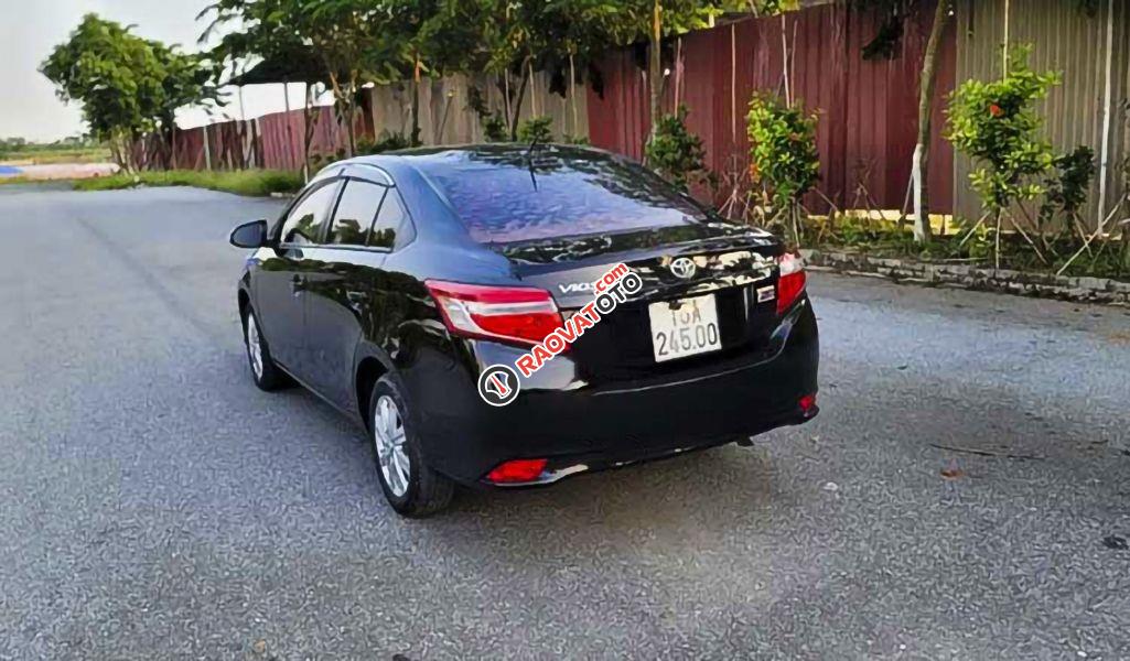 Bán Toyota Vios 1.5E sản xuất năm 2016, màu đen xe gia đình, giá 355tr-1