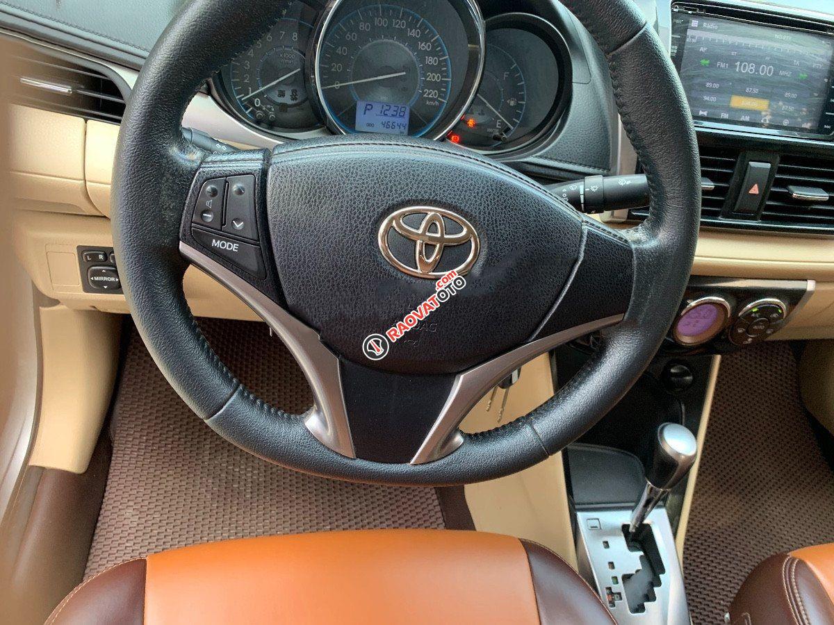Cần bán lại xe Toyota Vios 1.5G sản xuất 2016, màu bạc -0