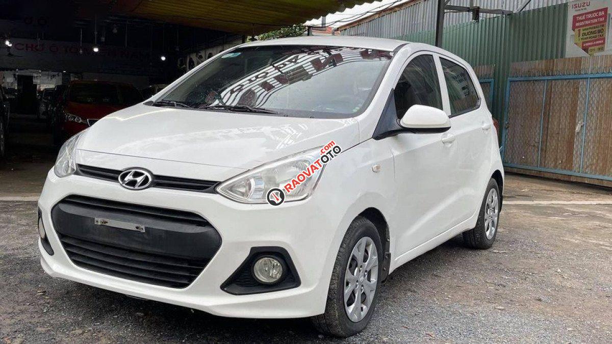 Bán ô tô Hyundai Grand i10 1.0MT sản xuất năm 2017, màu trắng  -0