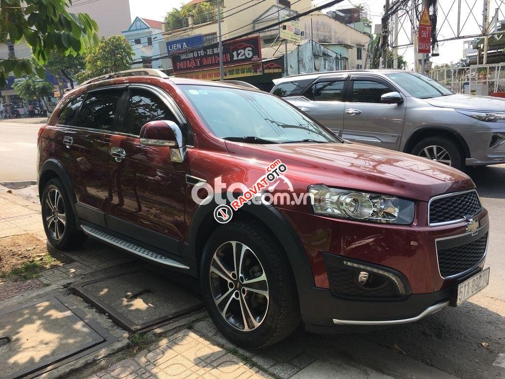 Bán Chevrolet Captiva LTZ 2014, màu đỏ còn mới-7