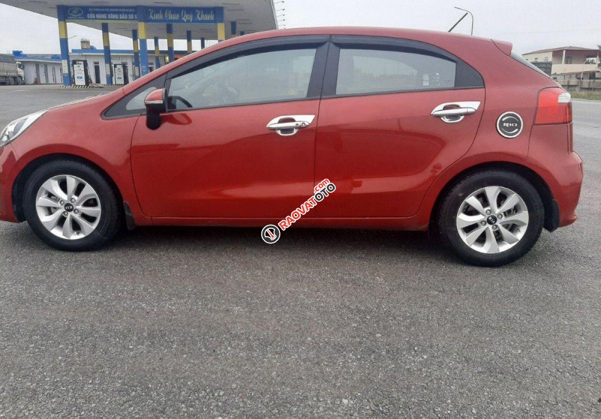 Cần bán gấp Kia Rio AT 2014, màu đỏ, nhập khẩu nguyên chiếc  -2