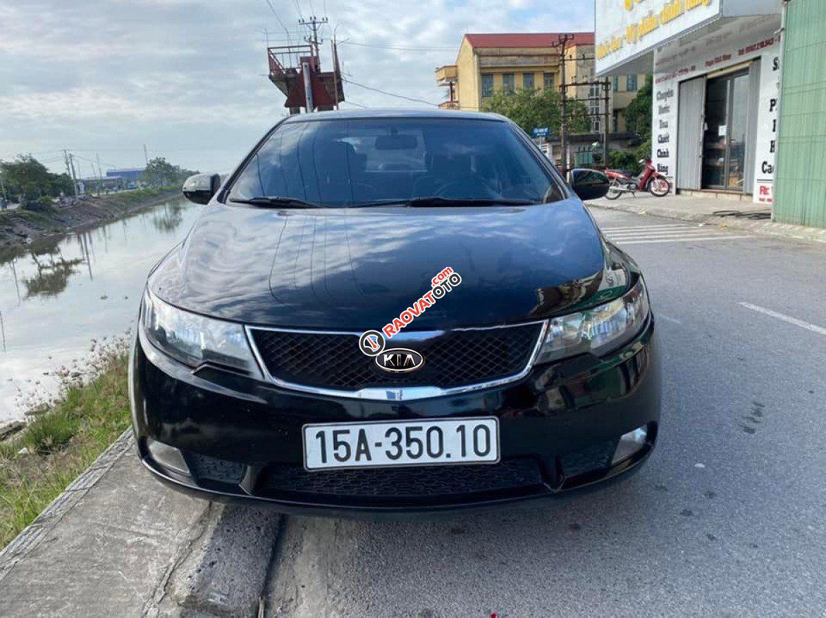 Bán Kia Cerato 1.6 AT sản xuất năm 2010, màu đen, nhập khẩu -0