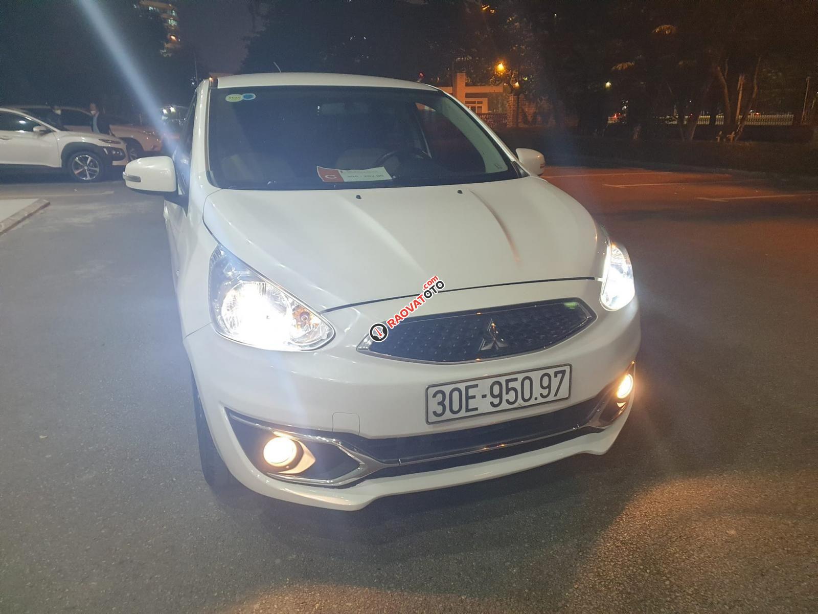 Bán Mitsubishi Mirage CVT 2017, màu trắng, nhập khẩu Thái Lan-2