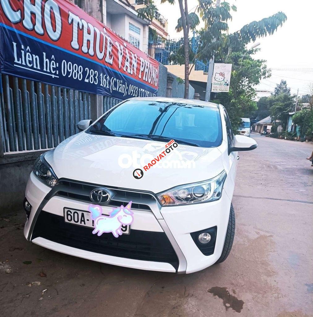 Bán Toyota Yaris G đời 2014, màu trắng, nhập khẩu nguyên chiếc chính chủ-0