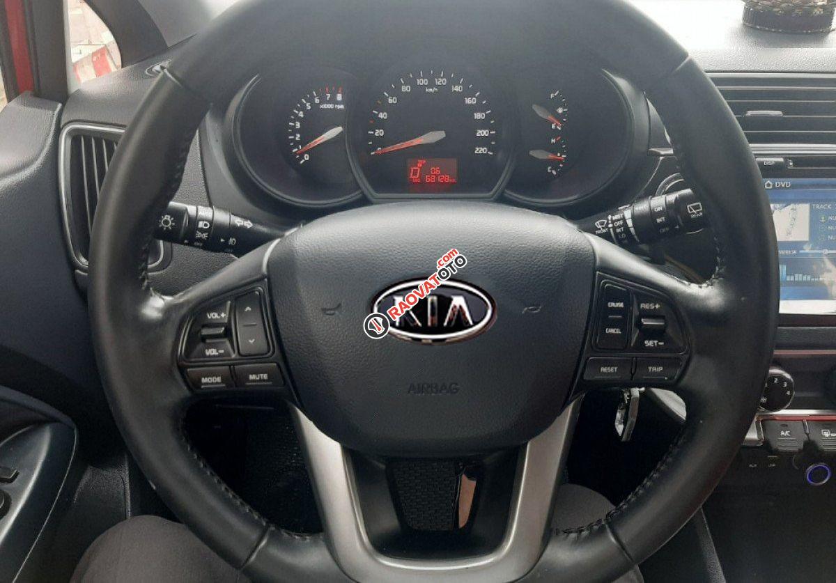Cần bán gấp Kia Rio AT 2014, màu đỏ, nhập khẩu nguyên chiếc  -0