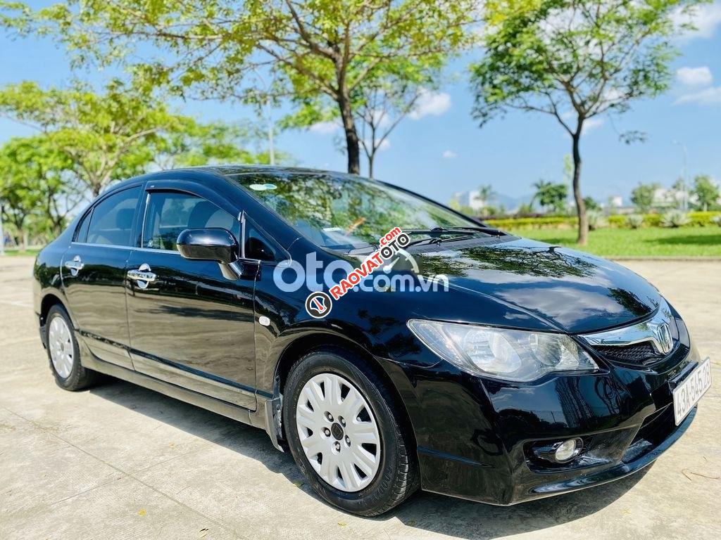 Bán Honda Civic 1.8MT năm 2009, màu đen xe gia đình-6