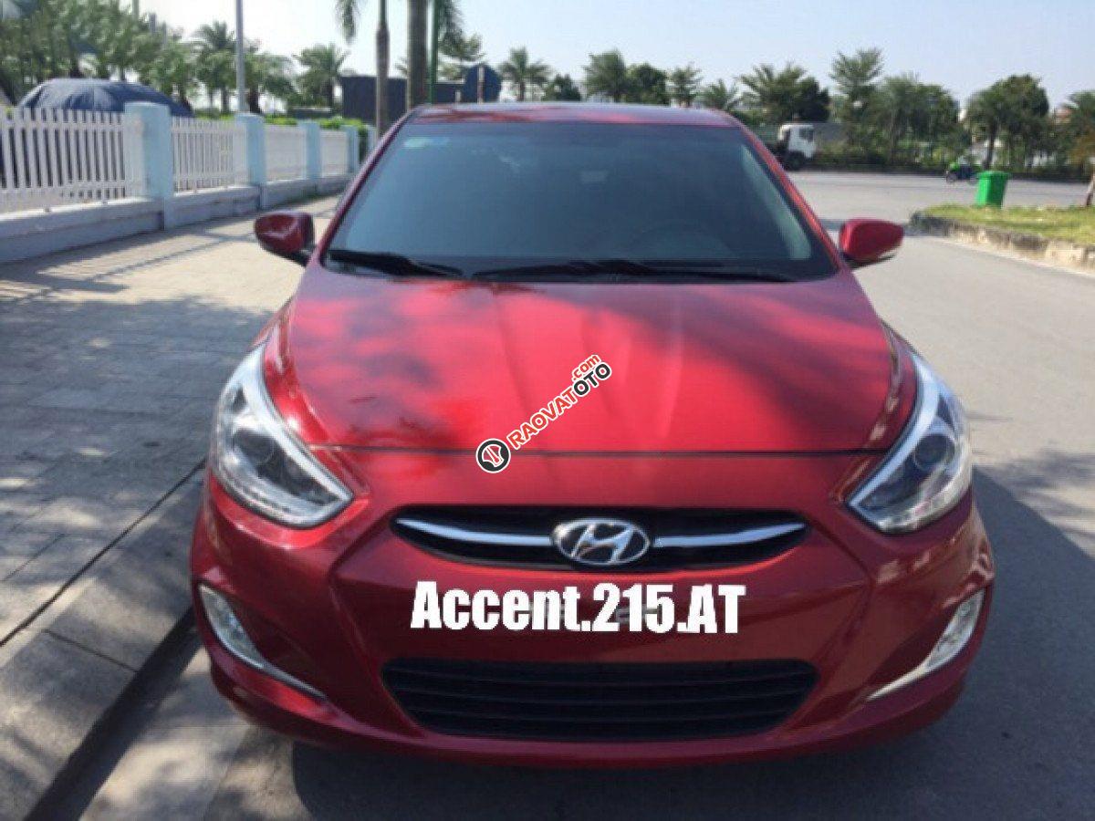 Cần bán lại xe Hyundai Accent Blue 2015, màu đỏ, nhập khẩu Hàn Quốc, giá chỉ 408 triệu-0