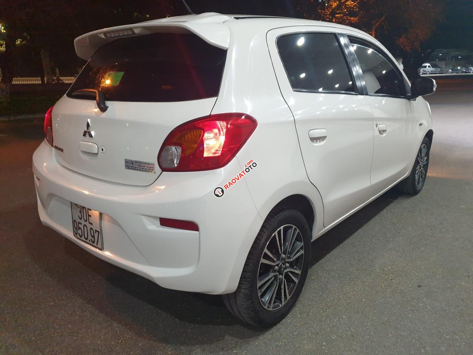 Bán Mitsubishi Mirage CVT 2017, màu trắng, nhập khẩu Thái Lan-3