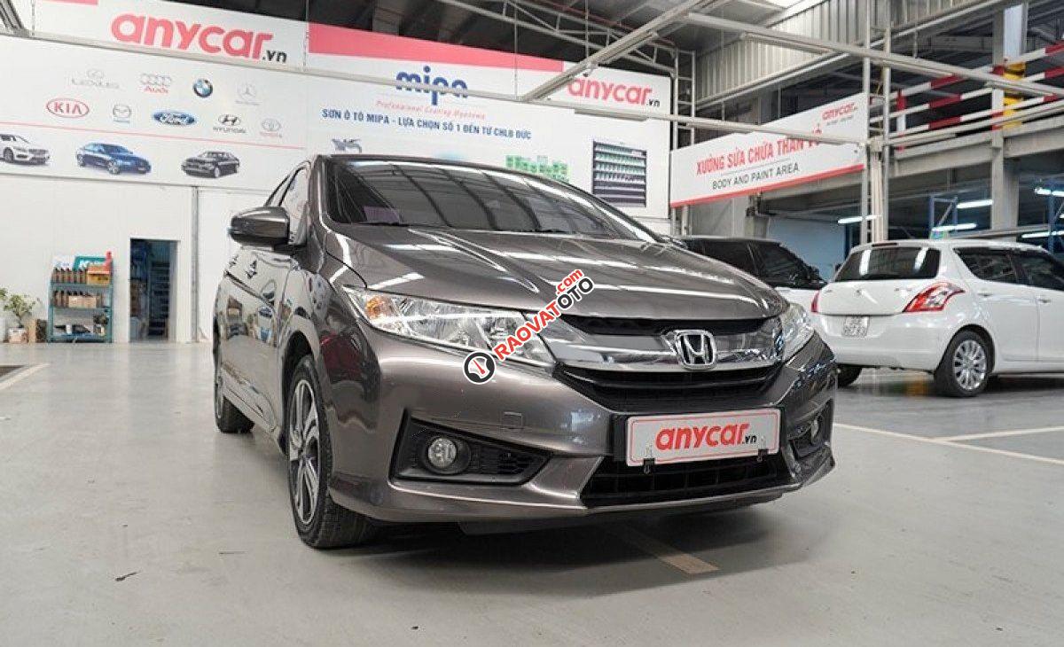 Cần bán lại xe Honda City CVT 2015, màu nâu, 399 triệu-0