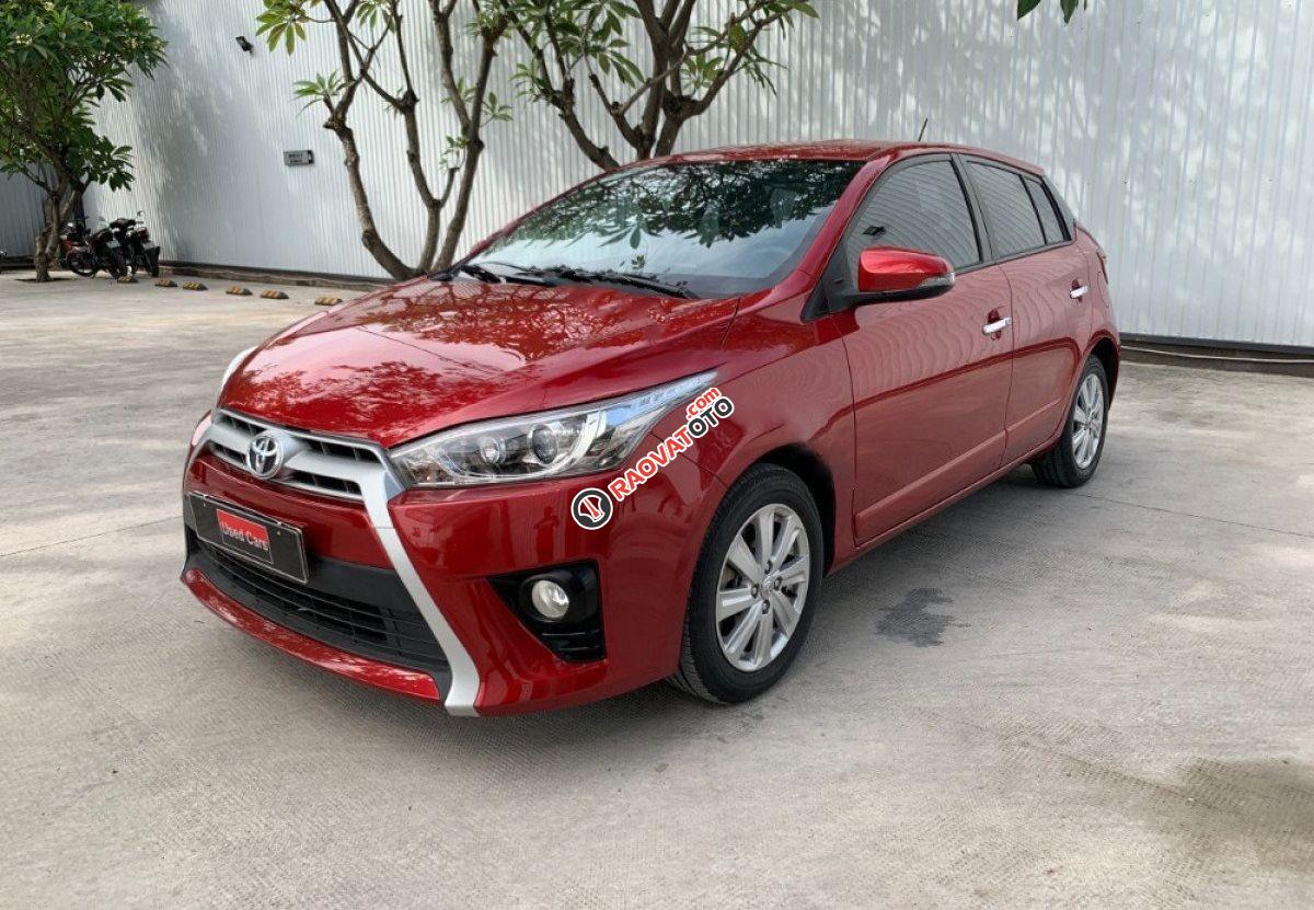 Bán Toyota Yaris G năm 2014, màu đỏ, nhập khẩu, giá 460tr-0