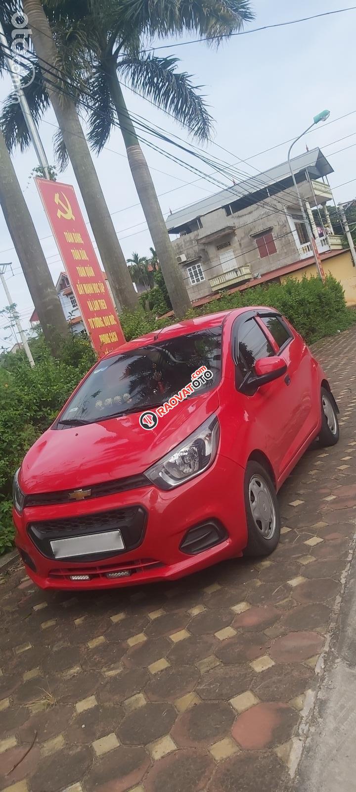 Bán Chevrolet Spark Van 2017 form mới 2018, màu đỏ như mới, 165tr-3