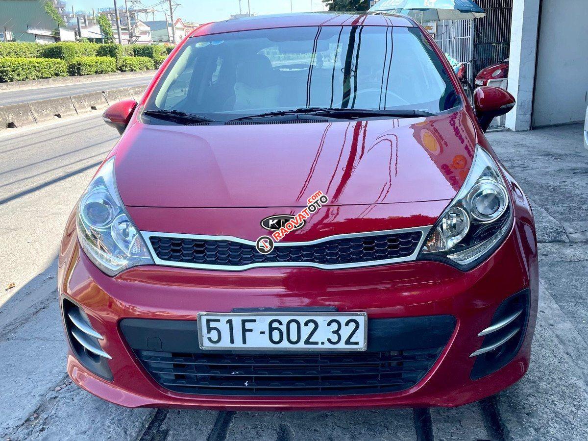 Cần bán gấp Kia Rio 1.4 AT đời 2015, màu đỏ, nhập khẩu nguyên chiếc-8