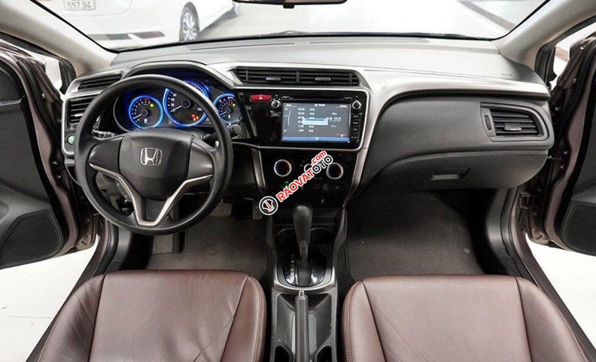 Cần bán lại xe Honda City CVT 2015, màu nâu, 399 triệu-9