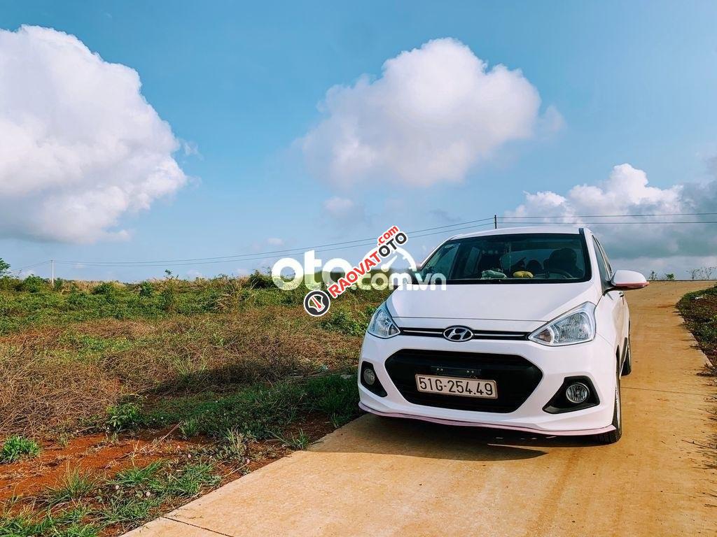 Xe Hyundai Grand i10 AT đời 2017, màu trắng, xe nhập-0