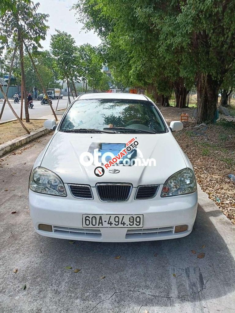 Bán Daewoo Lacetti MT 2004, màu trắng, xe nhập-1