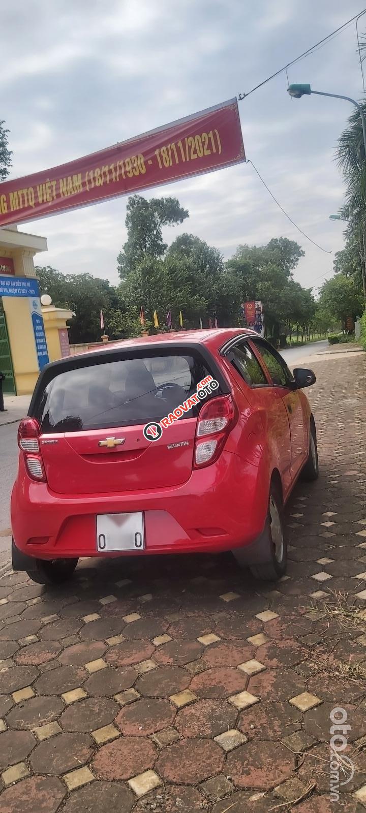 Bán Chevrolet Spark Van 2017 form mới 2018, màu đỏ như mới, 165tr-2