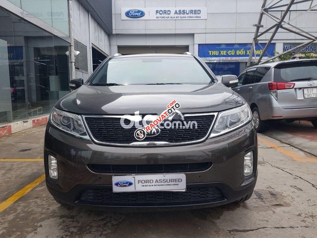 Bán ô tô Kia Sorento 2.4AT sản xuất năm 2016, màu nâu, nhập khẩu còn mới giá cạnh tranh-0