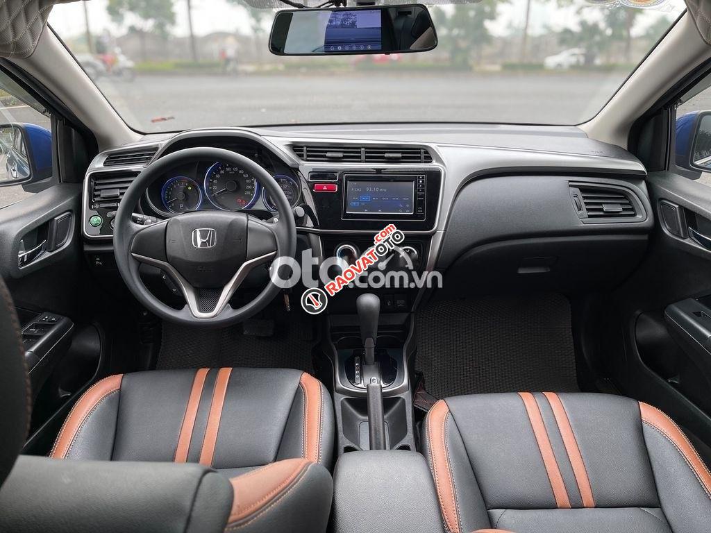 Cần bán gấp Honda City CVT 2015, màu xanh lam-0