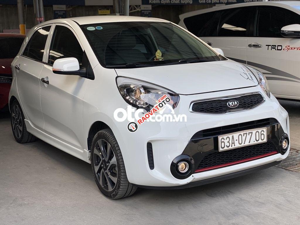 Cần bán lại xe Kia Morning Si AT năm 2017, màu trắng còn mới-0