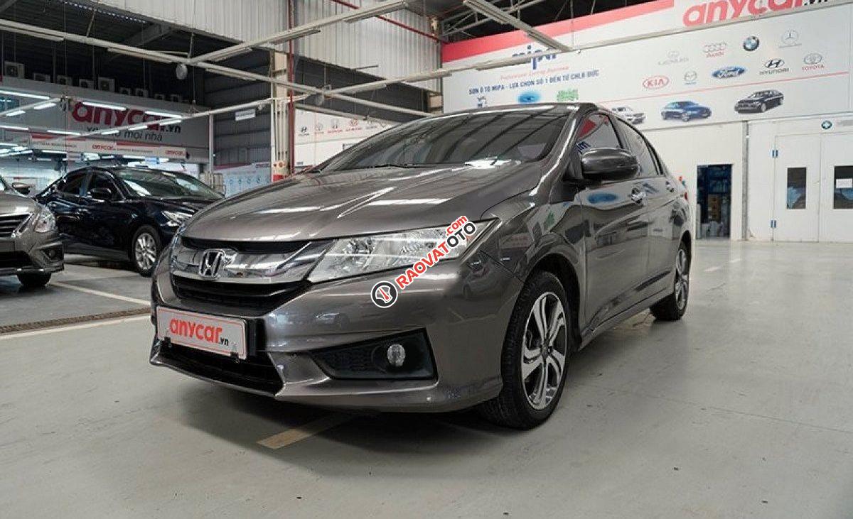 Cần bán lại xe Honda City CVT 2015, màu nâu, 399 triệu-1