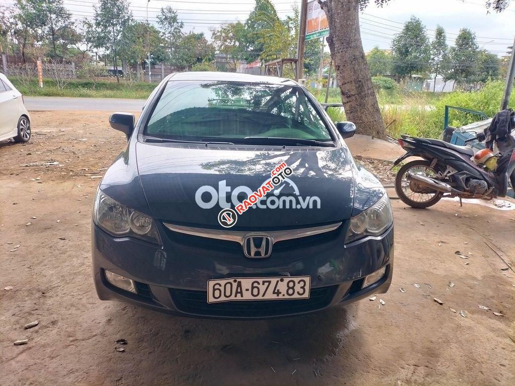 Bán Honda Civic AT sản xuất 2007, màu xanh lam giá cạnh tranh-7