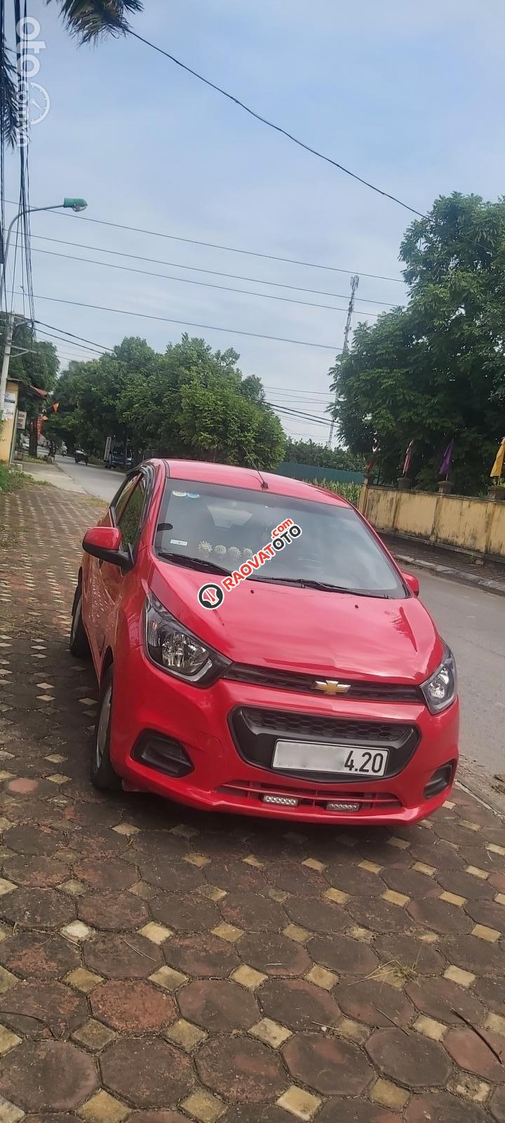 Bán Chevrolet Spark Van 2017 form mới 2018, màu đỏ như mới, 165tr-1