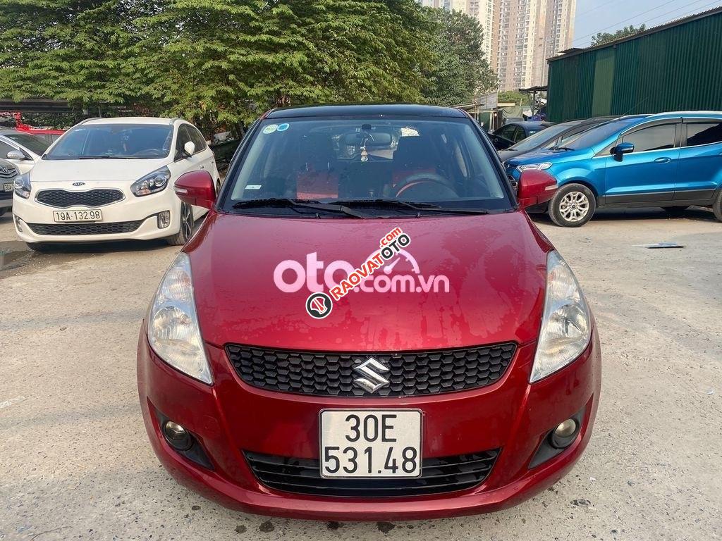 Cần bán lại xe Suzuki Swift AT đời 2014, màu đỏ -9