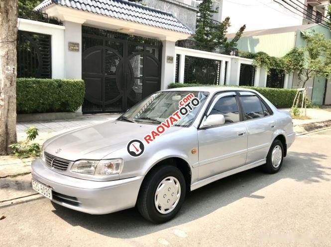 Cần bán gấp Toyota Corolla GLi 2000, màu bạc -0