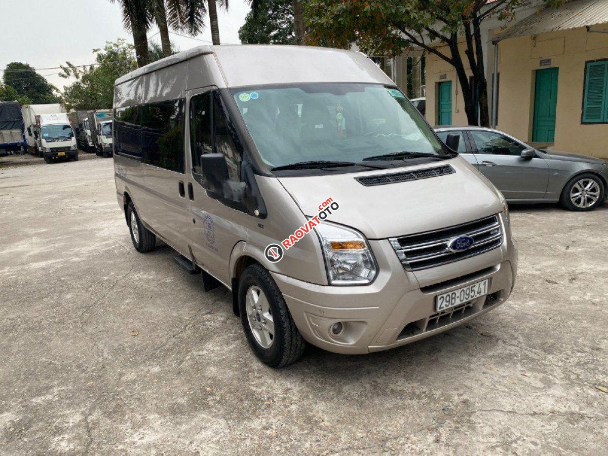 Bán Ford Transit Luxury năm 2013, màu bạc-0