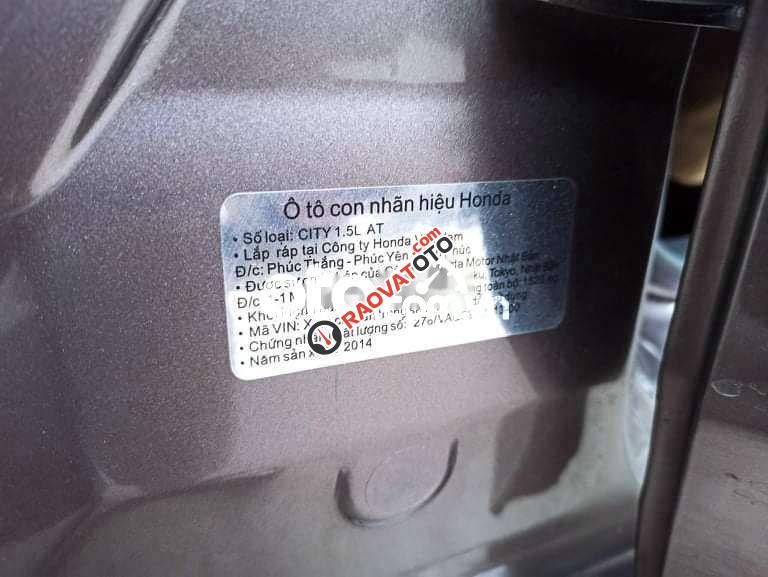 Bán Honda City AT năm sản xuất 2014, màu xám, nhập khẩu -2