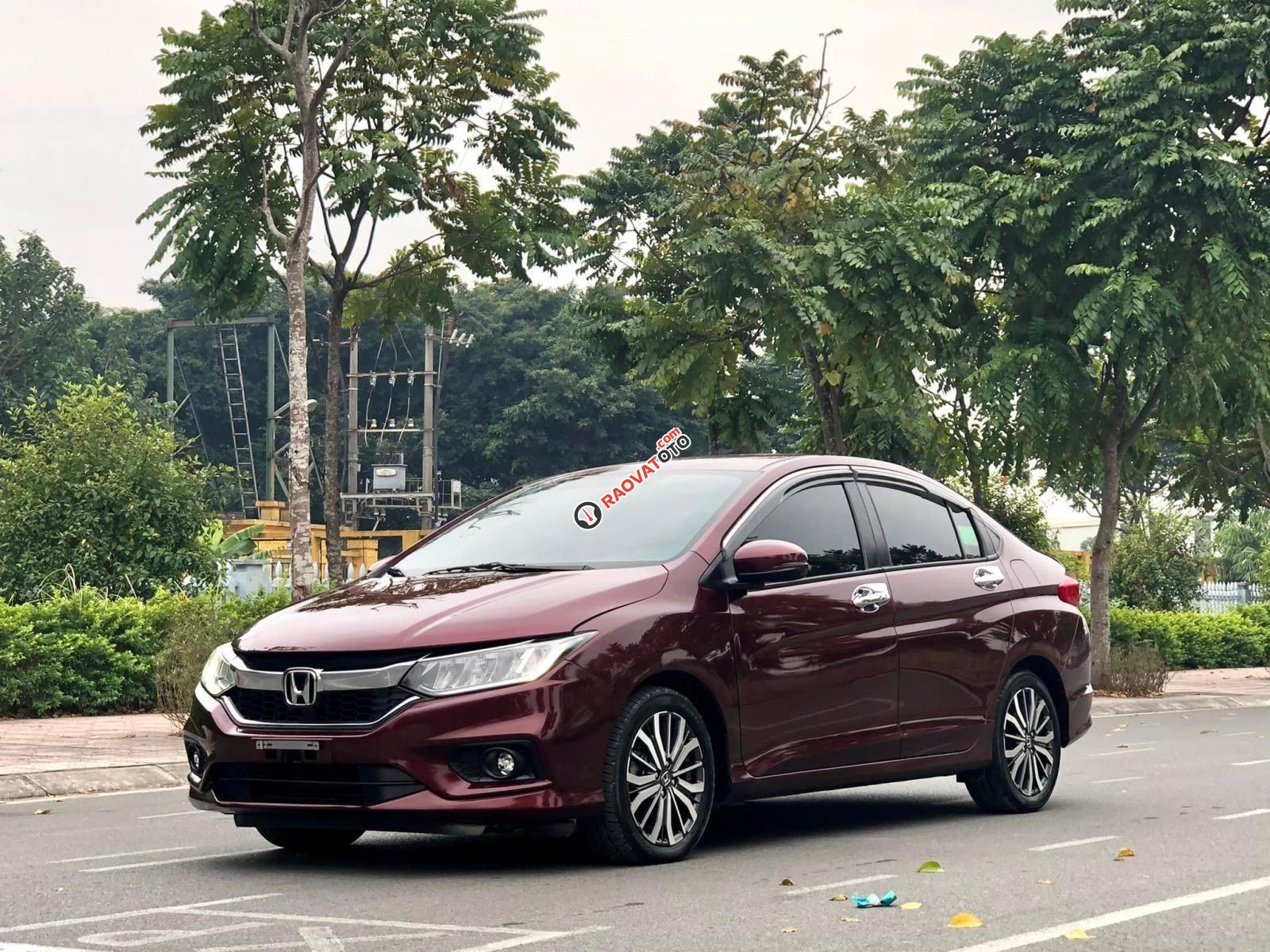 Bán Honda City 1.5 Top sản xuất 2017, màu đỏ, giá chỉ 465 triệu-0