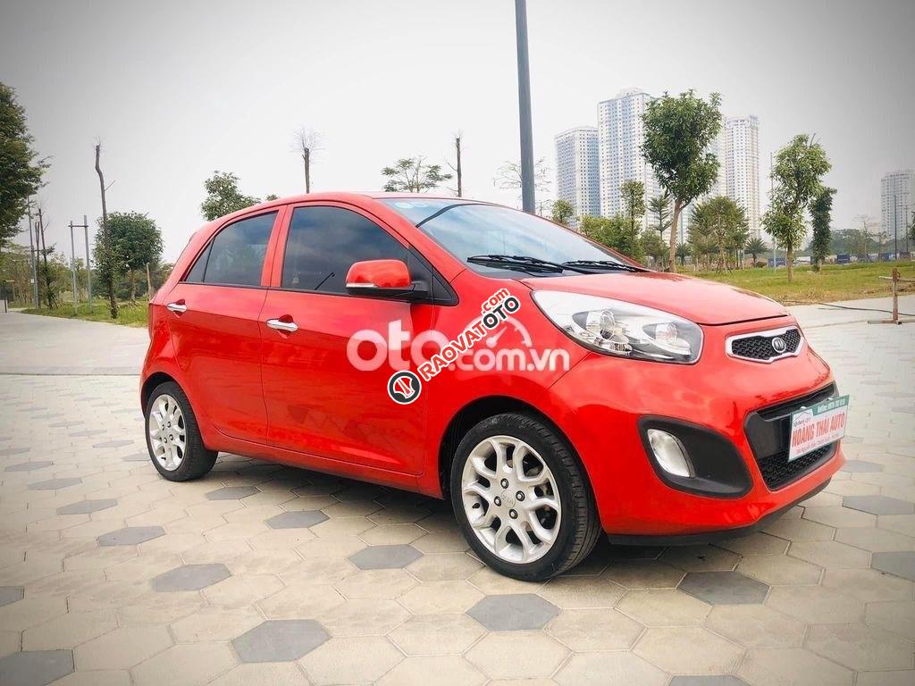 Xe Kia Picanto AT sản xuất 2013, màu đỏ còn mới-0