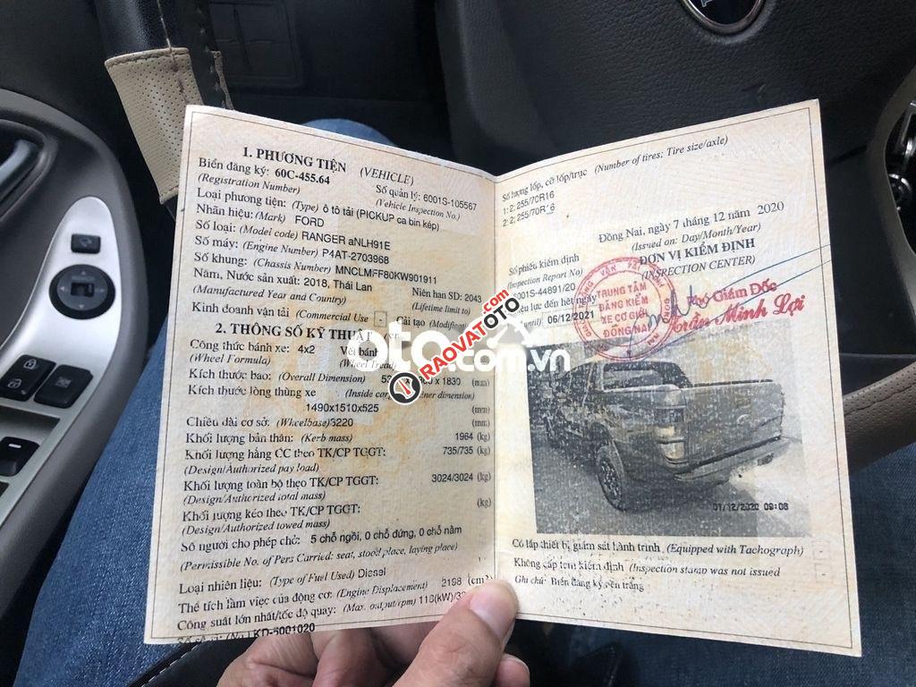 Cần bán gấp Ford Ranger XLS 2018, màu xám, nhập khẩu-7