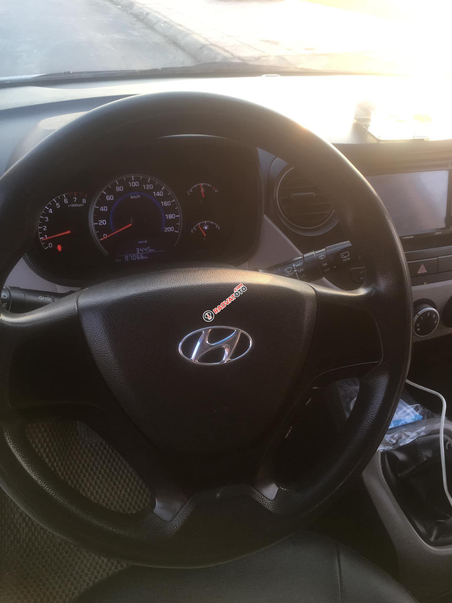 Bán Hyundai Grand i10 MT sản xuất 2016, màu trắng, nhập khẩu nguyên chiếc, chính chủ-2
