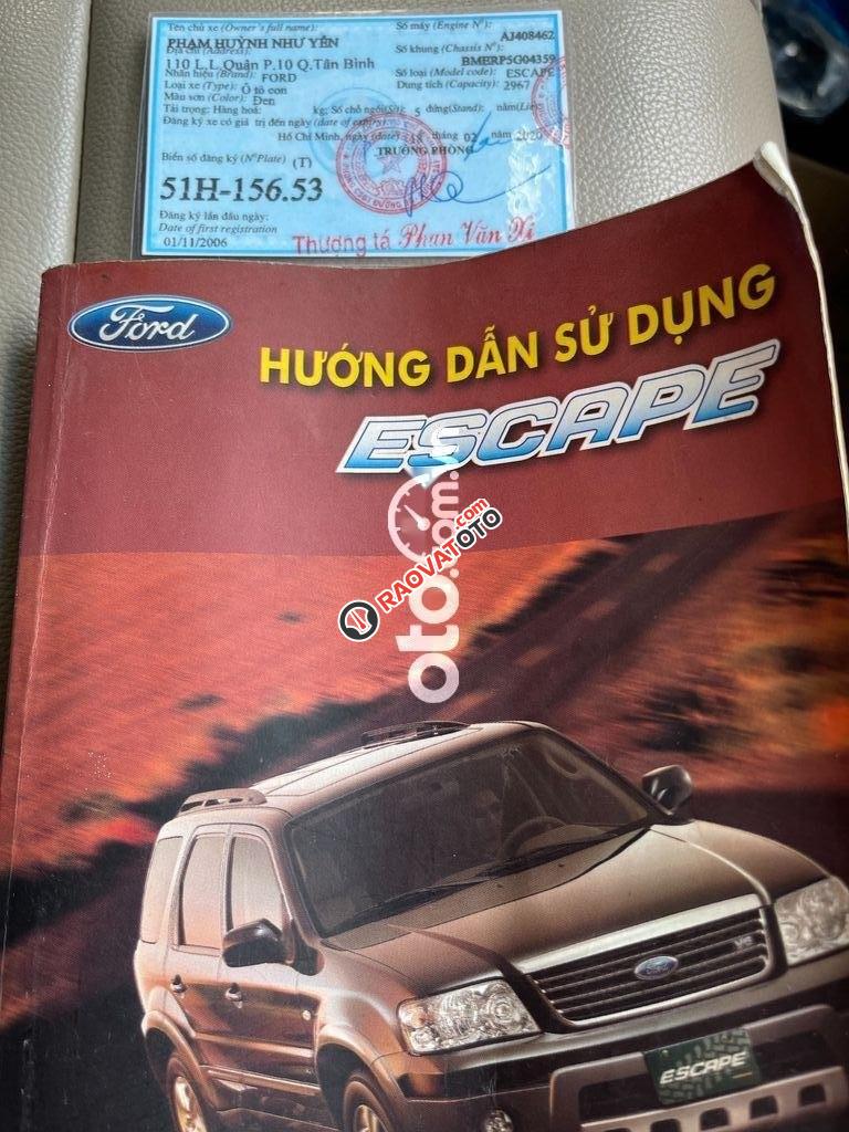 Cần bán gấp Ford Escape 3.0V6 năm sản xuất 2006, màu đen, nhập khẩu nguyên chiếc-6