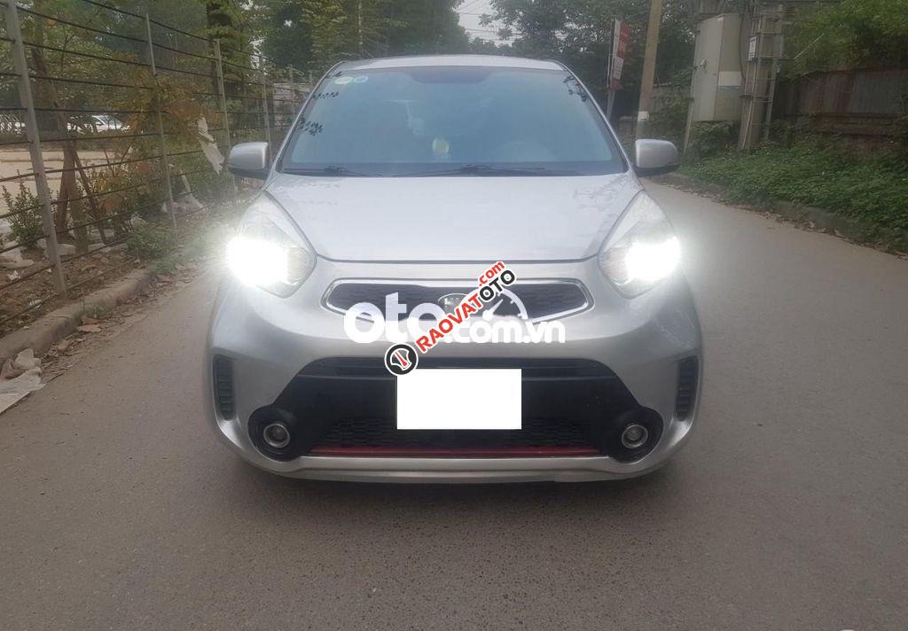 Cần bán gấp Kia Morning SI  AT sản xuất 2017, màu bạc-8